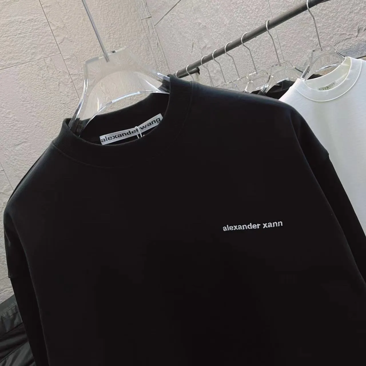 *alexanderwang 2024 New Arrival logo Same Style Size：S M L XL XXL ：Black White